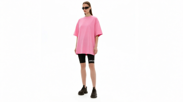 Удлинённая oversize футболка